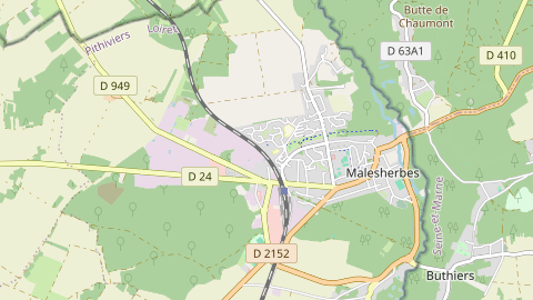 Carte de localisation de l'évènement