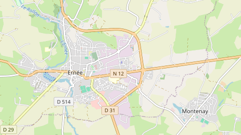 Carte de localisation de l'évènement