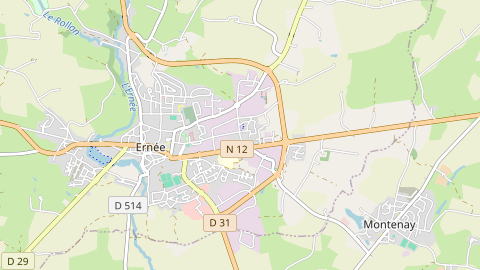 Carte de localisation de l'évènement