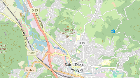 Carte de localisation de l'évènement