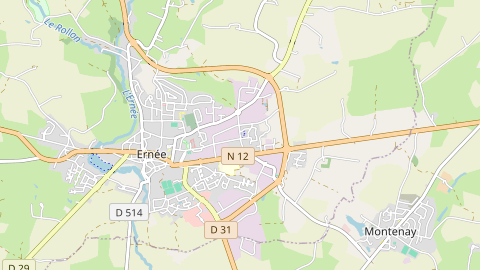 Carte de localisation de l'évènement