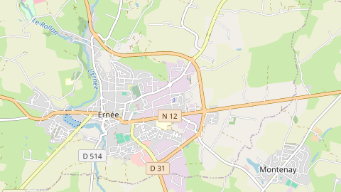 Carte de localisation de l'évènement
