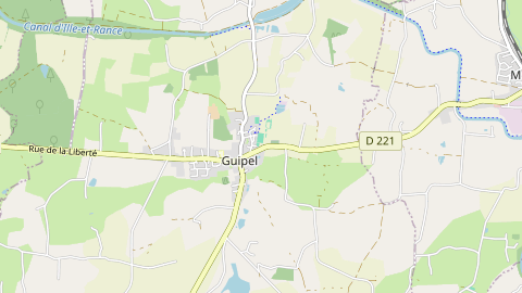 Carte de localisation de l'évènement