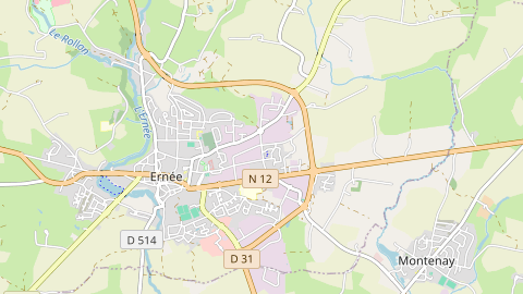 Carte de localisation de l'évènement