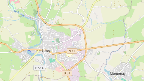 Carte de localisation de l'évènement