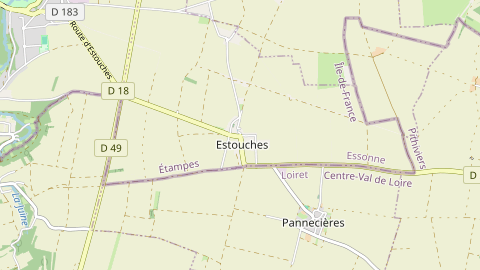 Carte de localisation de l'évènement