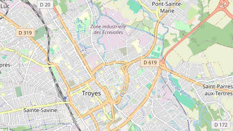 Carte de localisation de l'évènement