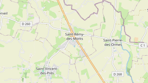 Carte de localisation de l'évènement