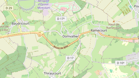 Carte de localisation de l'évènement