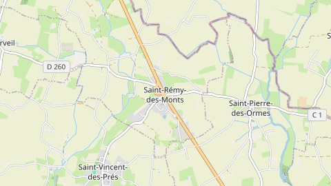 Carte de localisation de l'évènement