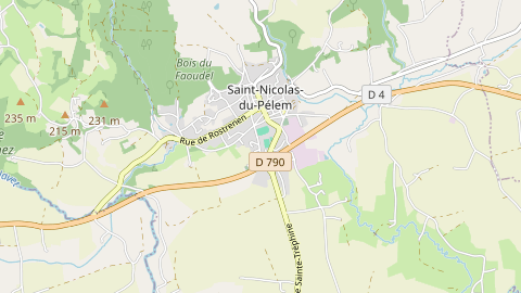 Carte de localisation de l'évènement