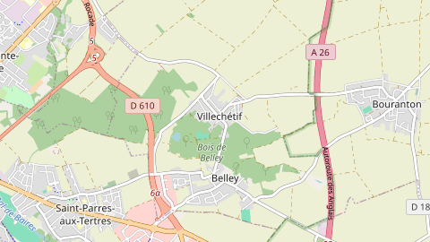 Carte de localisation de l'évènement