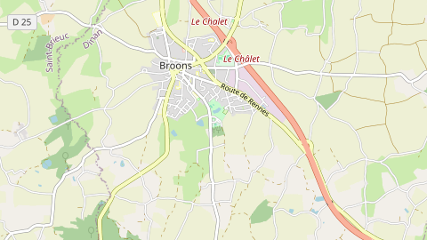 Carte de localisation de l'évènement