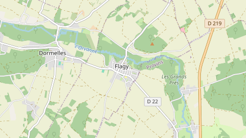 Carte de localisation de l'évènement