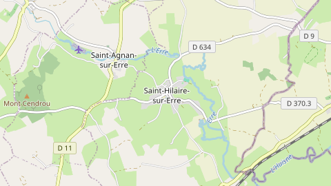 Carte de localisation de l'évènement