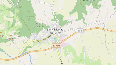 Carte de localisation de l'évènement