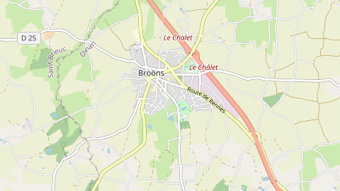 Carte de localisation de l'évènement