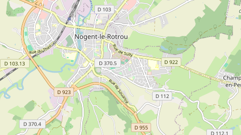 Carte de localisation de l'évènement