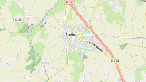 Carte de localisation de l'évènement
