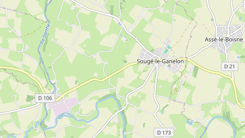 Carte de localisation de l'évènement