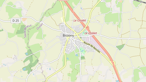 Carte de localisation de l'évènement