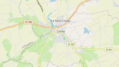 Carte de localisation de l'évènement