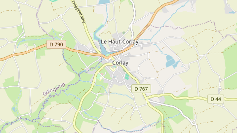 Carte de localisation de l'évènement