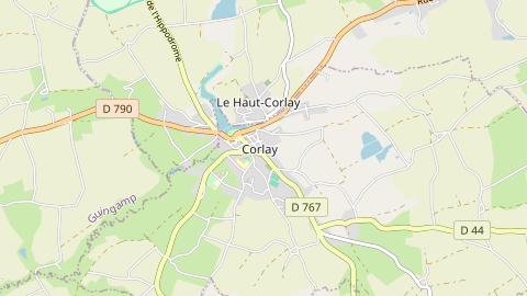 Carte de localisation de l'évènement