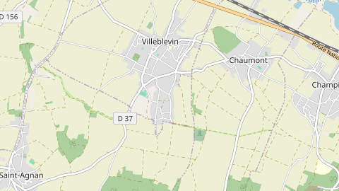 Carte de localisation de l'évènement