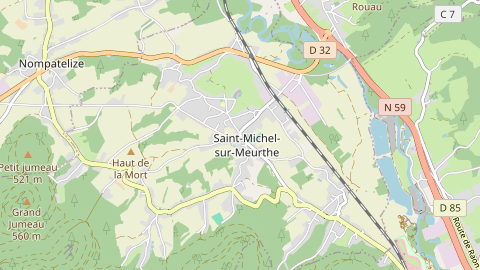 Carte de localisation de l'évènement