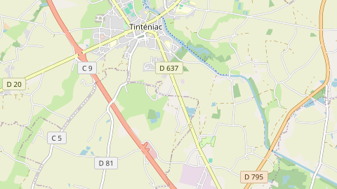 Carte de localisation de l'évènement