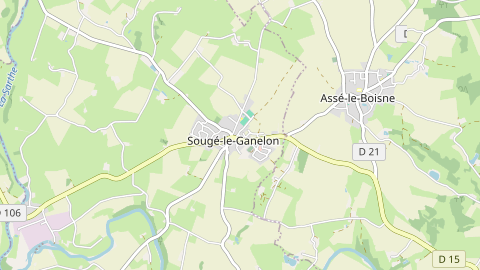 Carte de localisation de l'évènement