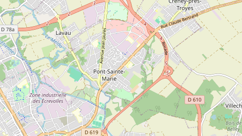 Carte de localisation de l'évènement