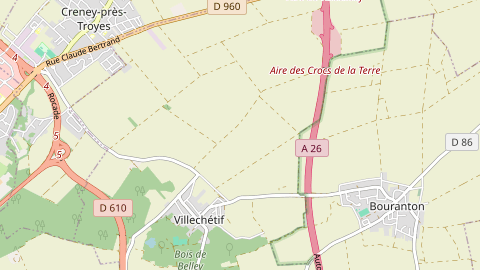 Carte de localisation de l'évènement