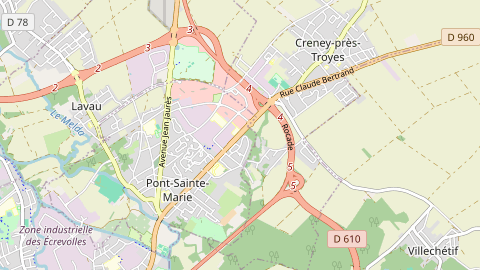 Carte de localisation de l'évènement