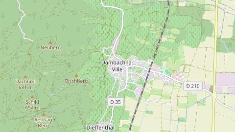 Carte de localisation de l'évènement