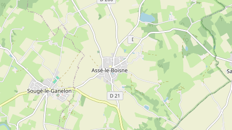 Carte de localisation de l'évènement