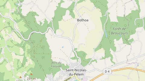 Carte de localisation de l'évènement