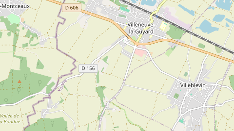 Carte de localisation de l'évènement