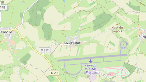 Carte de localisation de l'évènement