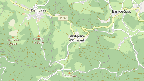 Carte de localisation de l'évènement