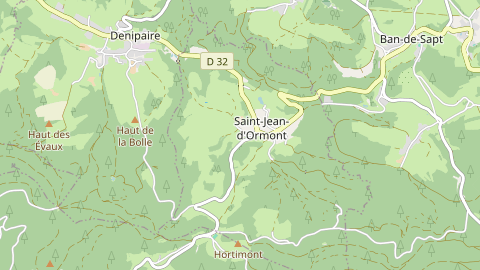 Carte de localisation de l'évènement