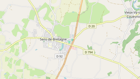 Carte de localisation de l'évènement