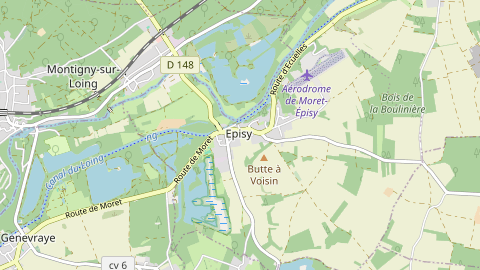 Carte de localisation de l'évènement