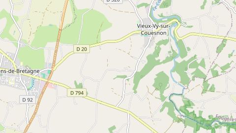 Carte de localisation de l'évènement