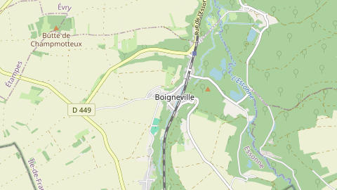 Carte de localisation de l'évènement
