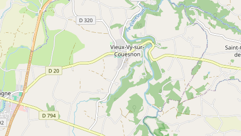 Carte de localisation de l'évènement