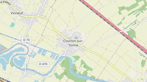 Carte de localisation de l'évènement