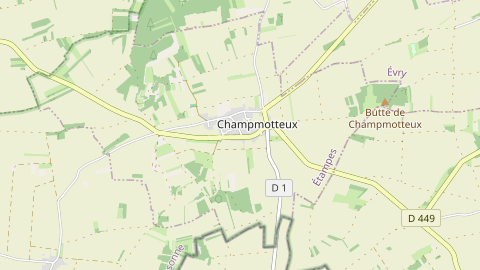 Carte de localisation de l'évènement