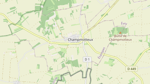 Carte de localisation de l'évènement